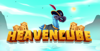 Bannière du serveur HeavenCube — 1er Survie en 1.21.11 !