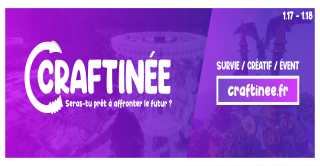Bannière du serveur Craftinée