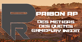 Bannière du serveur PrisonRP