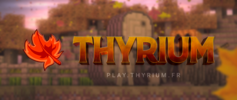 Bannière du serveur THYRIUM - SURVIE | SEMI-RP - 1.8 à 1.19