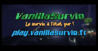 Bannière du serveur VanillaSurvie