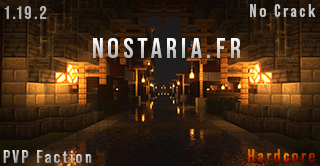 Bannière du serveur Nostaria