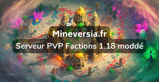 Bannière du serveur Mineversia
