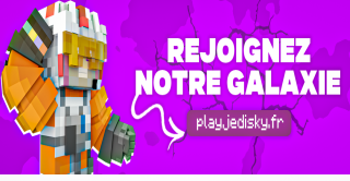 Bannière du serveur JediSky - 🪐