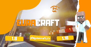 Bannière du serveur EuraCraft