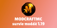 Bannière du serveur ModcraftMC