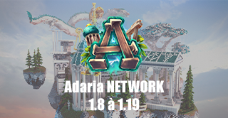 Bannière du serveur Adaria NETWORK