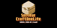 Bannière du serveur CraftOneLife | Crack accepté | Semi-RP/Survie