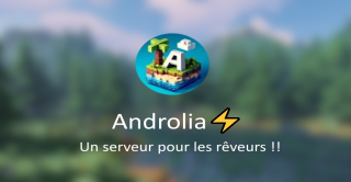 Bannière du serveur Androlia