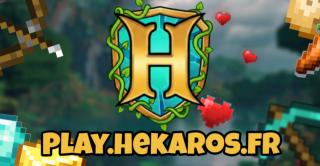 Bannière du serveur Hekaros | Survie Semi-RP en Coop - Quetes et Donjons - 1.21.10